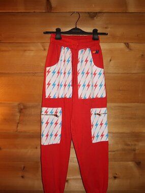 Aviator Nation Women's XS Lightning Bolt Sweatpants
